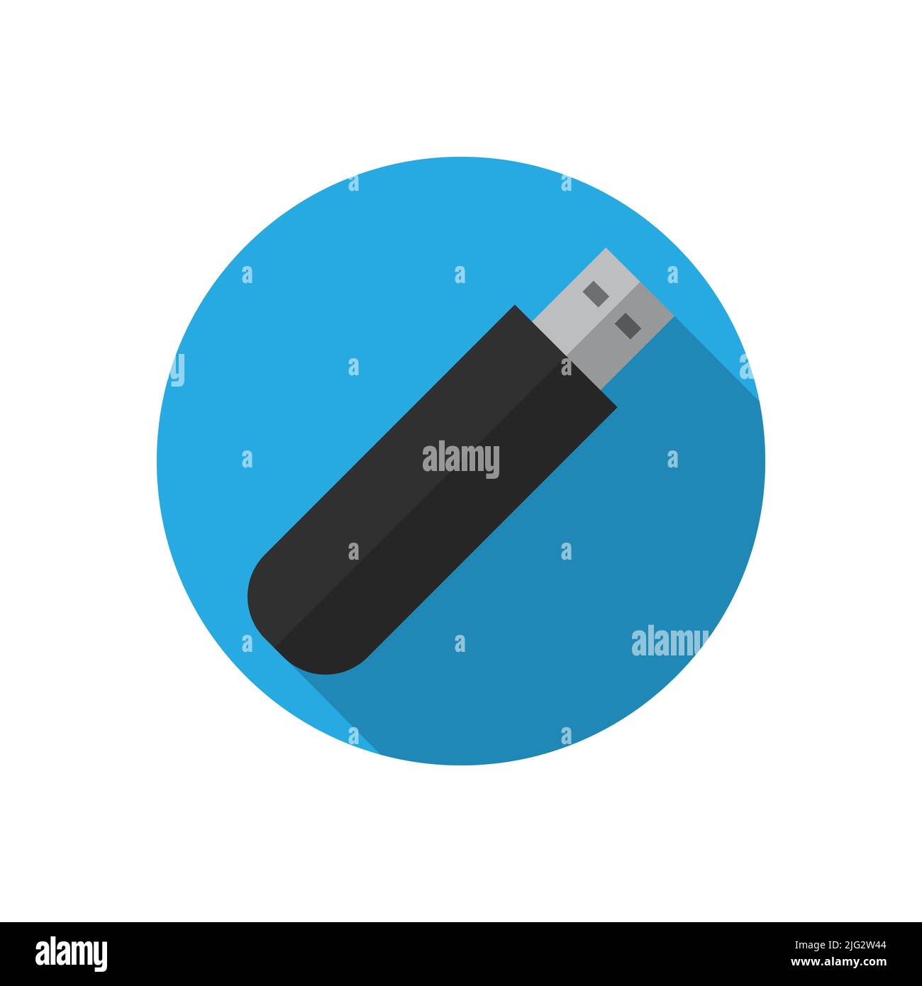 Icône de clé USB. Le transporteur d'informations. Illustration vectorielle Illustration de Vecteur