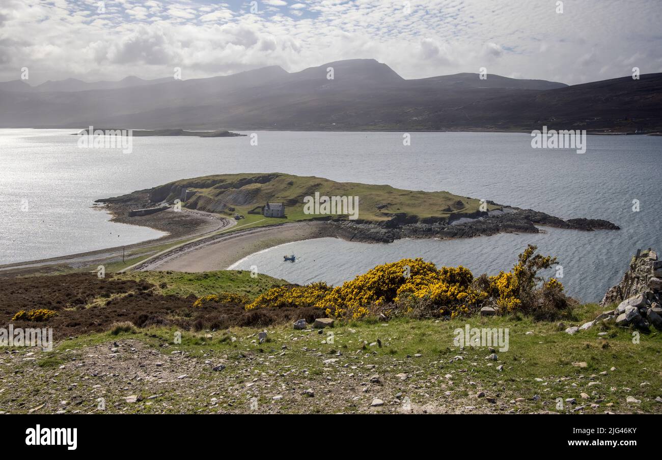 le loch eriboll est une écluse en eau profonde sur la côte nord de l'écosse Banque D'Images