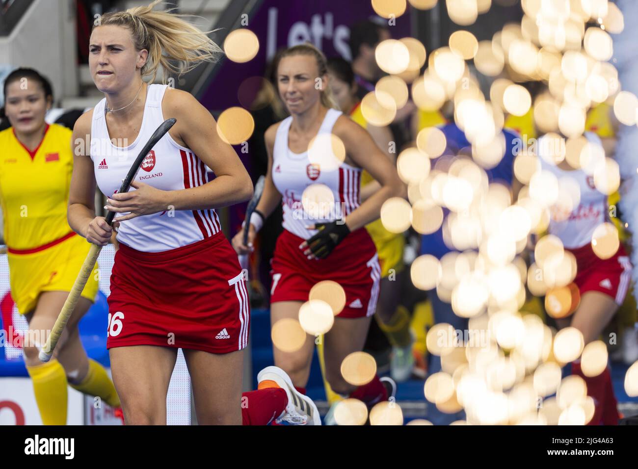 AMSTERDAM - Lily Owsley (ENG) est présente lors du match Angleterre contre Chine aux championnats du monde de hockey au stade Wagener, sur 7 juillet 2022, à Amsterdam, aux pays-Bas. ANP WILLEM VERNES Banque D'Images