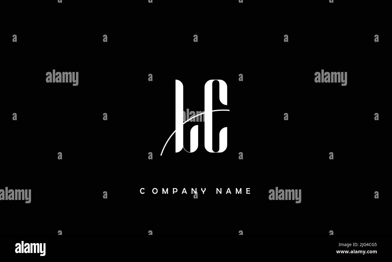 LC, CL lettres abstraites logo Monogramme Illustration de Vecteur