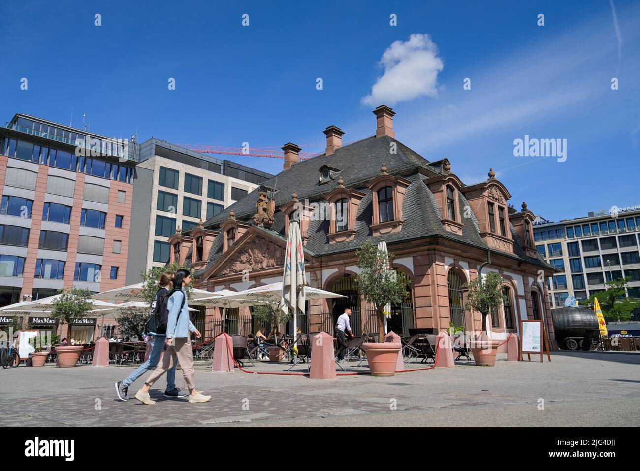 Hauptwache, Francfort-sur-le-main, Hessen, Allemagne Banque D'Images