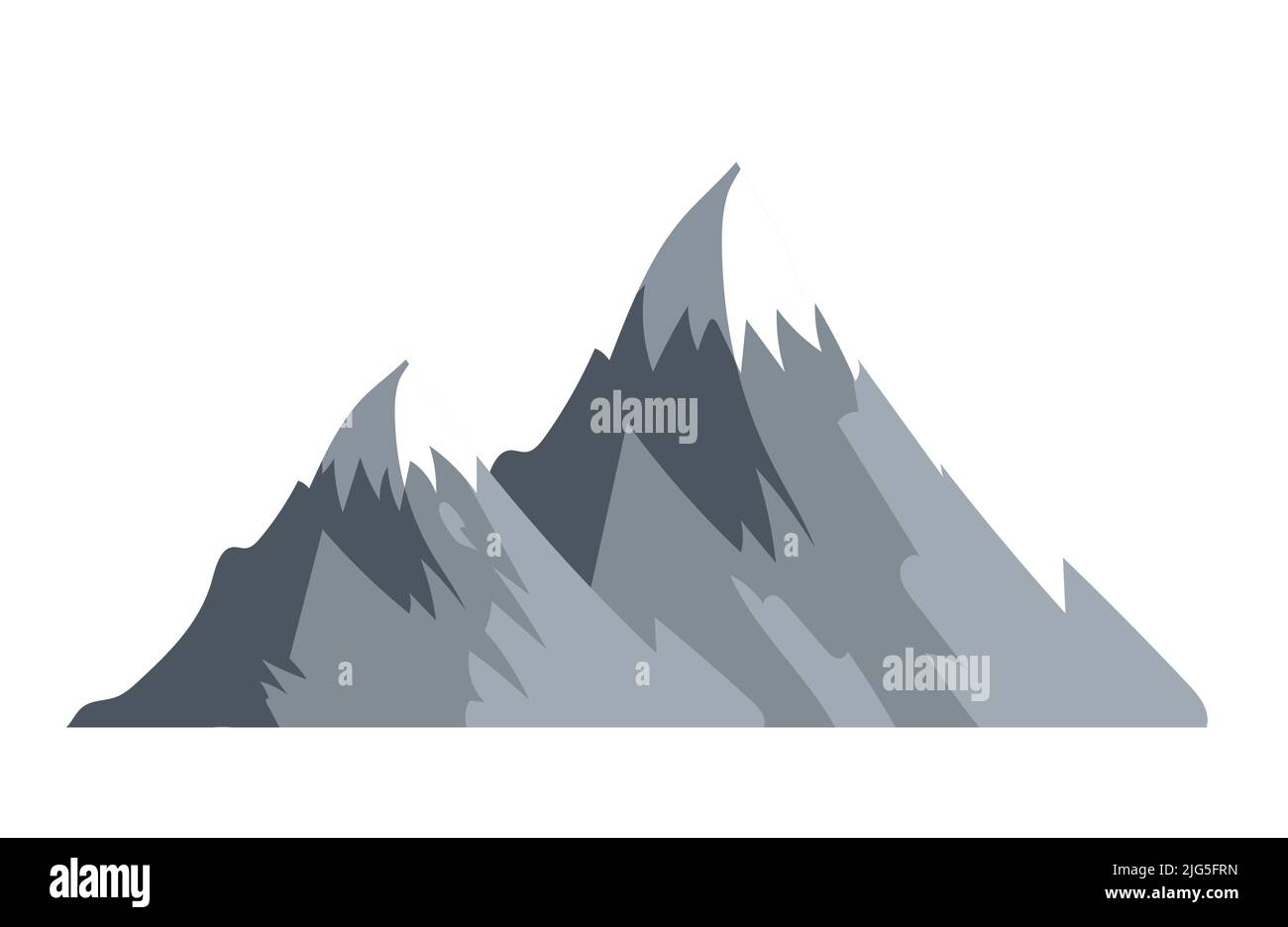 Montagnes et falaises Illustration de Vecteur