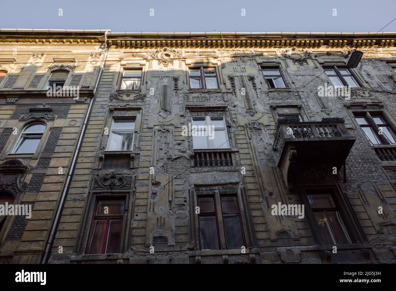 Rues et bâtiments de Budapest, Hongrie Banque D'Images