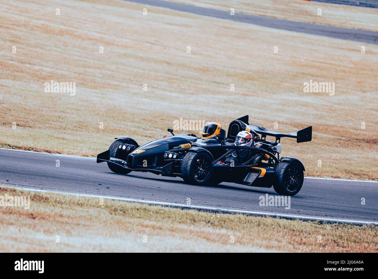 Marques Hatch Motor Racing Banque D'Images