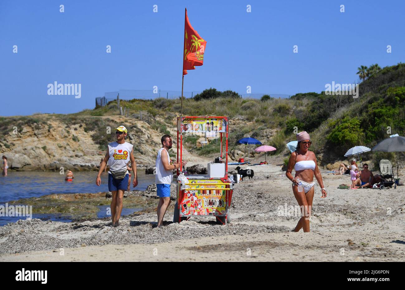 La plage mythique de Pampelonne est le joyau des plages de la couronne de SaintTropez, même si