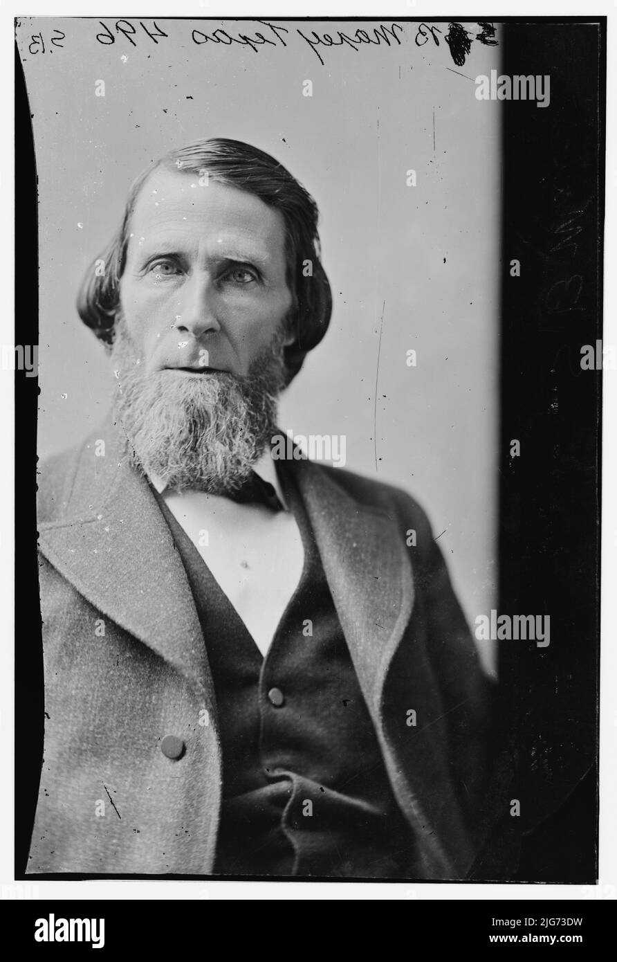 Samuel Bell, du Texas, entre 1870 et 1880. [Soldat, avocat et homme politique; a servi dans le 7th Infantry Regiment de l'Armée des États confédérés]. Banque D'Images