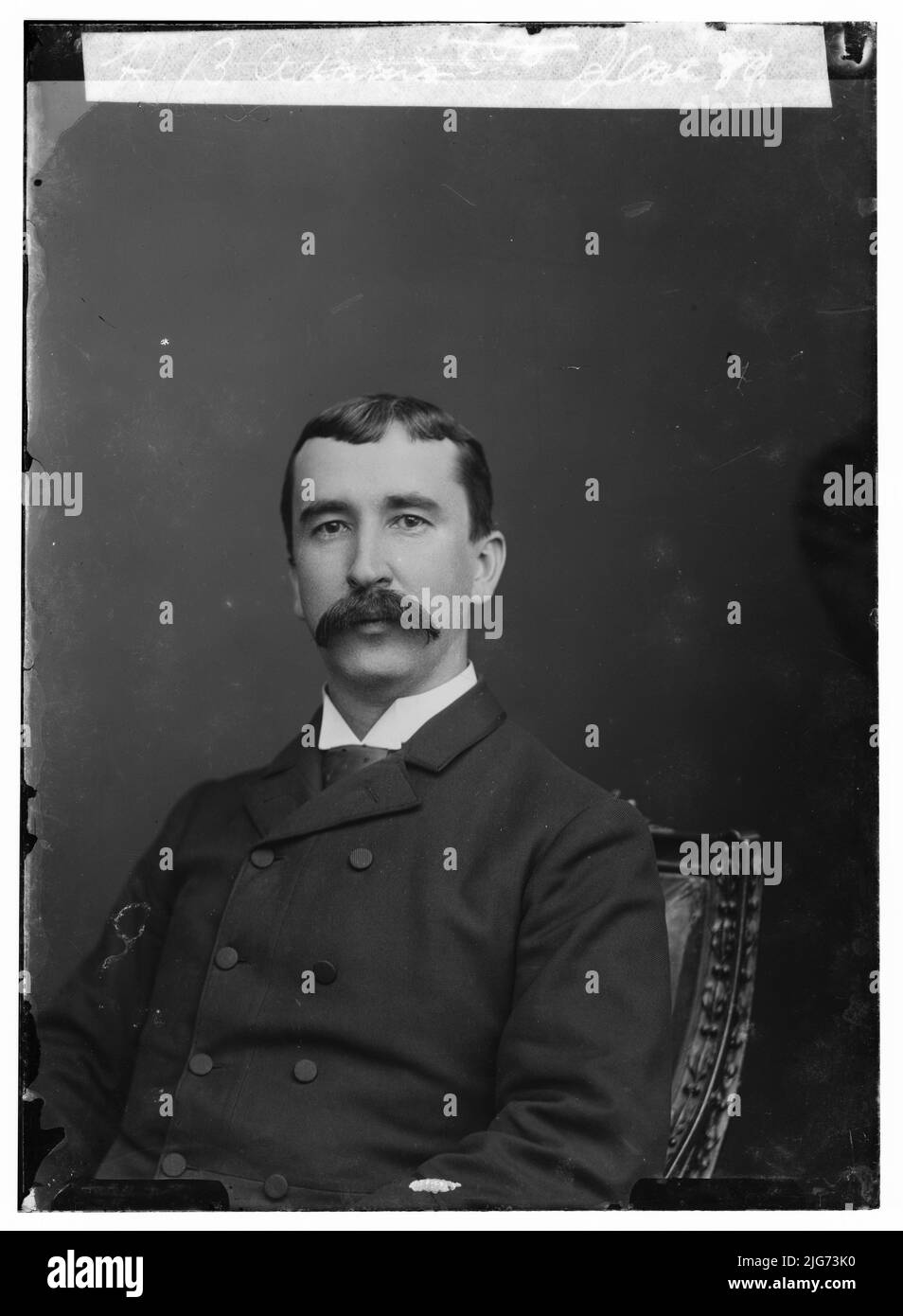 Adams, professeur H.B. John Hopkins Univ., entre 1870 et 1880. [Académique et historien; utilisateur précoce du séminaire pour l'enseignement de l'histoire]. Banque D'Images