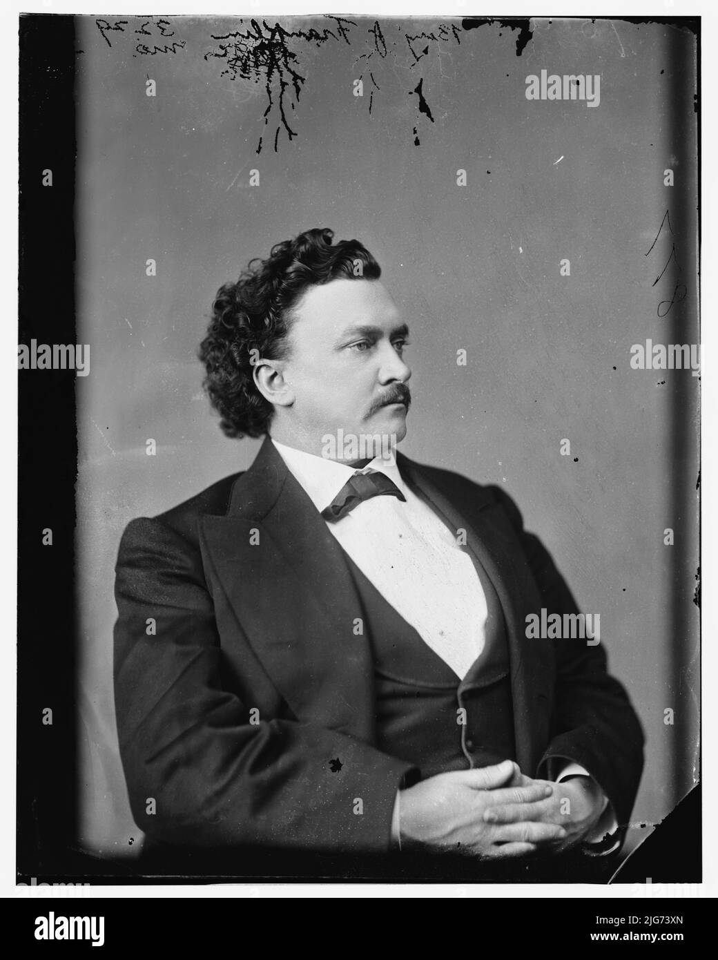 Franklin, l'honorable Benj. J. de Mo, entre 1870 et 1880. [Homme politique, avocat et soldat de l'armée des États confédérés : gouverneur de l'Arizona]. Banque D'Images
