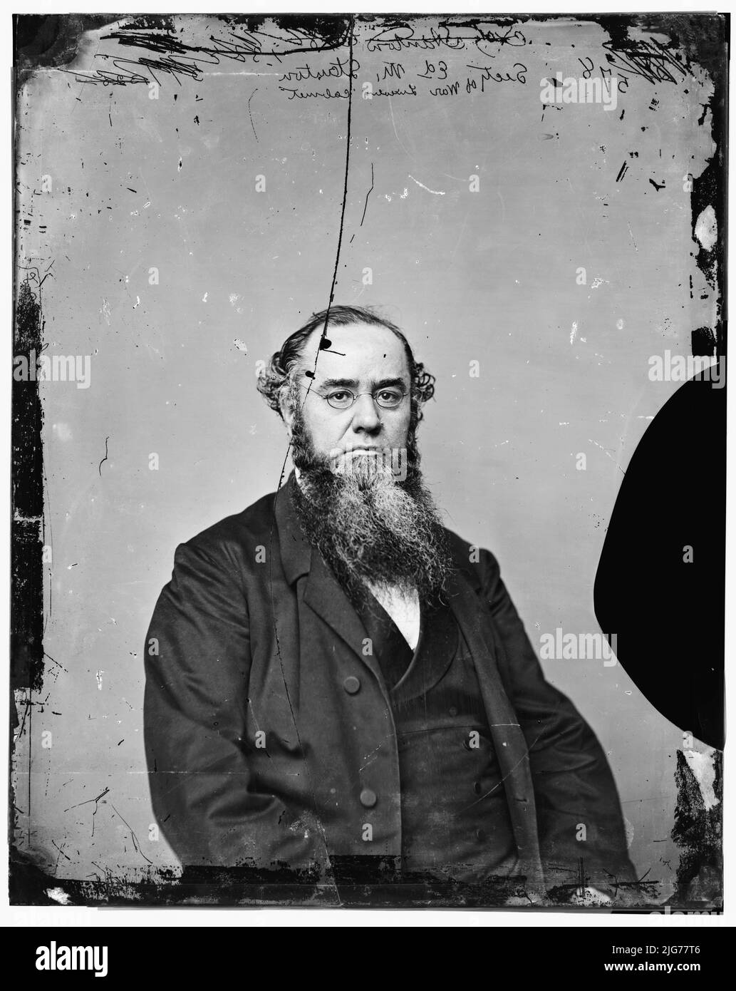 Stanton, l'honorable Edwin M. Secty of War Lincoln's Cabinet, entre 1862 et 1865. [Homme politique et avocat : Procureur général DES ÉTATS-UNIS et Secrétaire de la guerre]. Banque D'Images