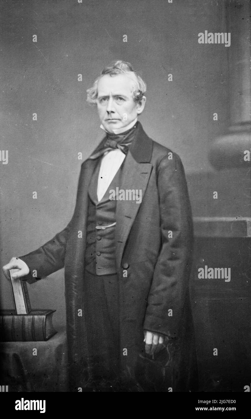 Juge Bonney, entre 1855 et 1865. Banque D'Images