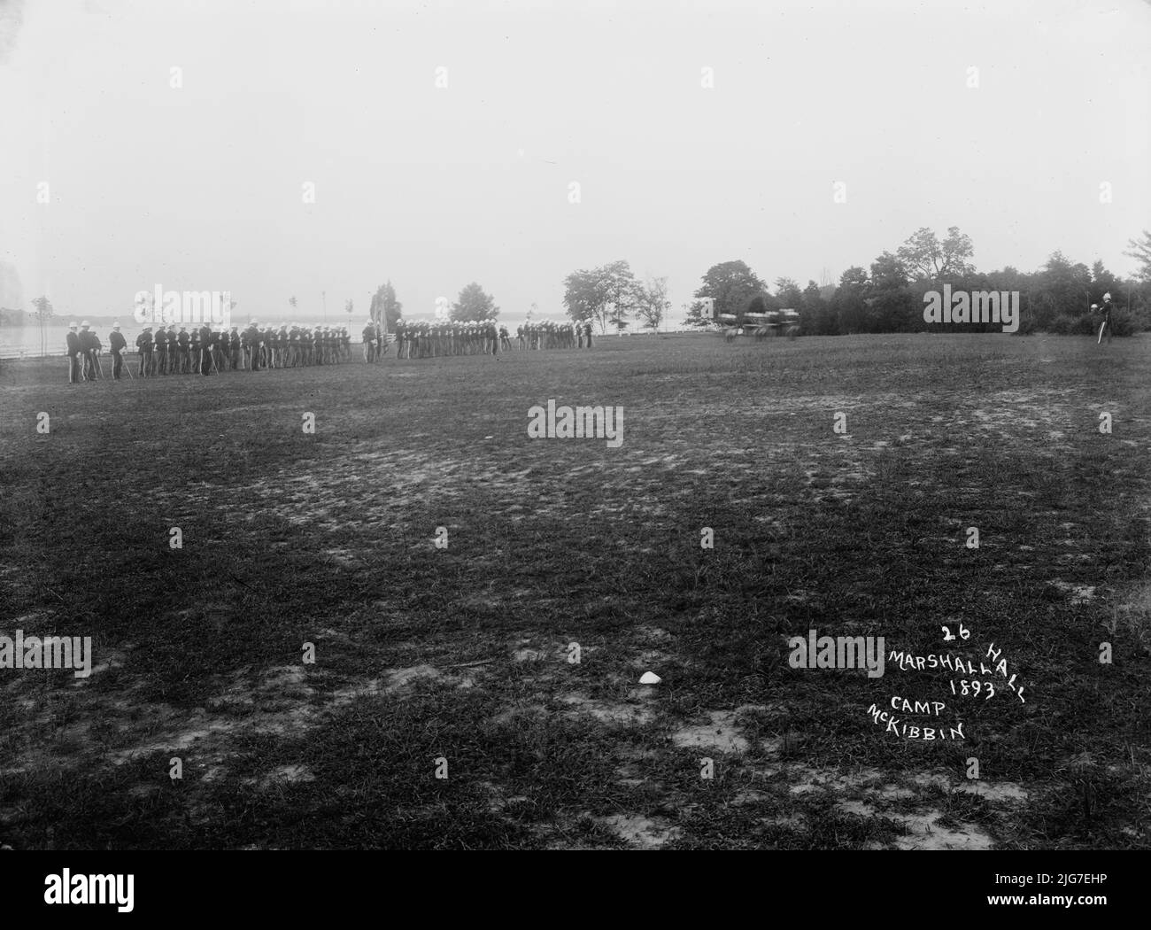 Défilé de déguisement - Camp McKibbin, Marshall Hall, 1893. Banque D'Images