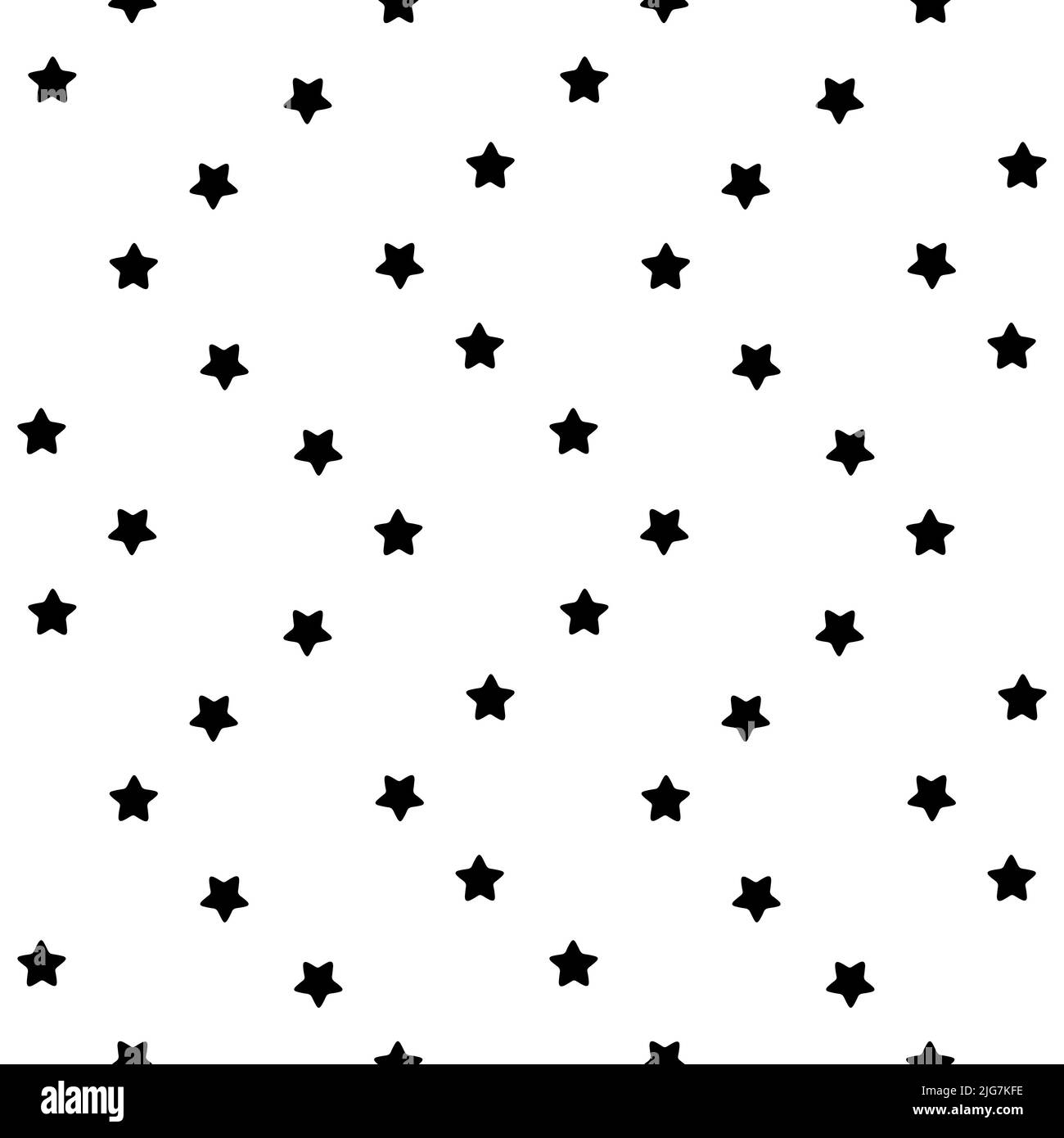 Motif sans couture avec silhouettes étoiles soatées sur fond blanc Illustration de Vecteur
