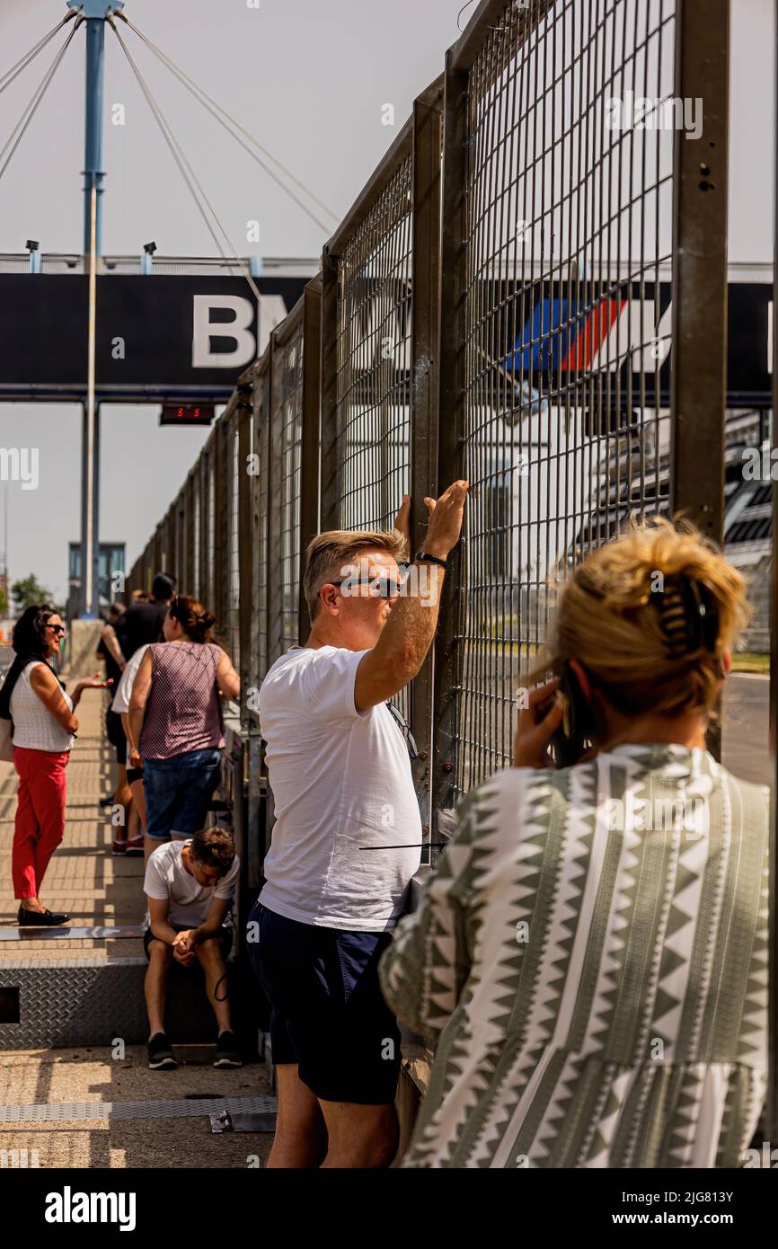Spectateurs de Zuschauer Banque D'Images