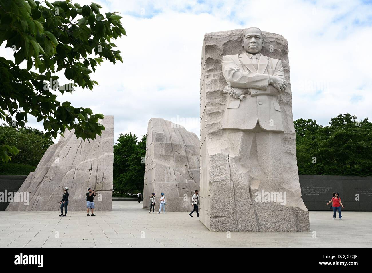 Martin Luther King Memorial sur le National Mall ; Washington, D.C. Banque D'Images