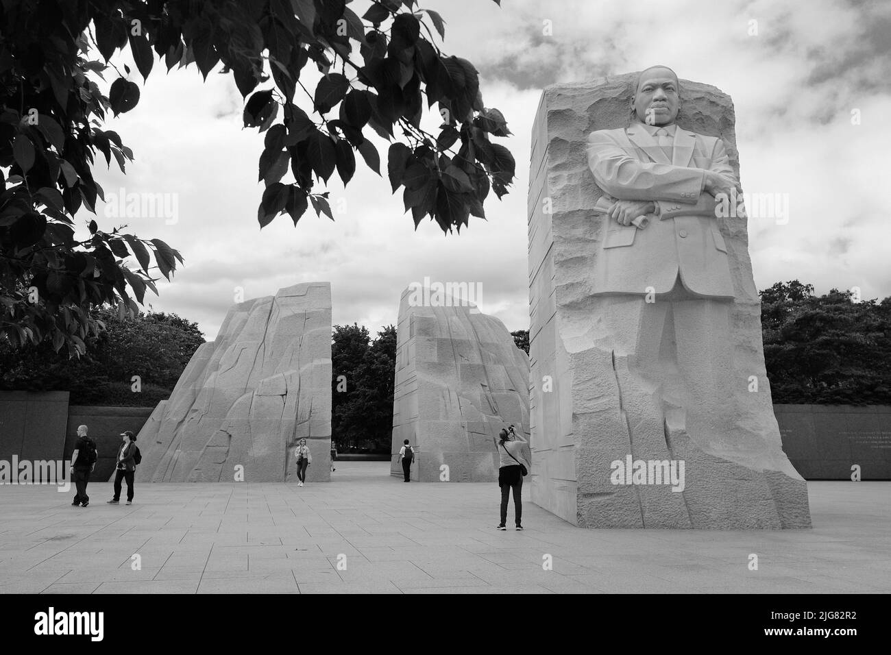 Martin Luther King Memorial sur le National Mall ; Washington, D.C. Banque D'Images