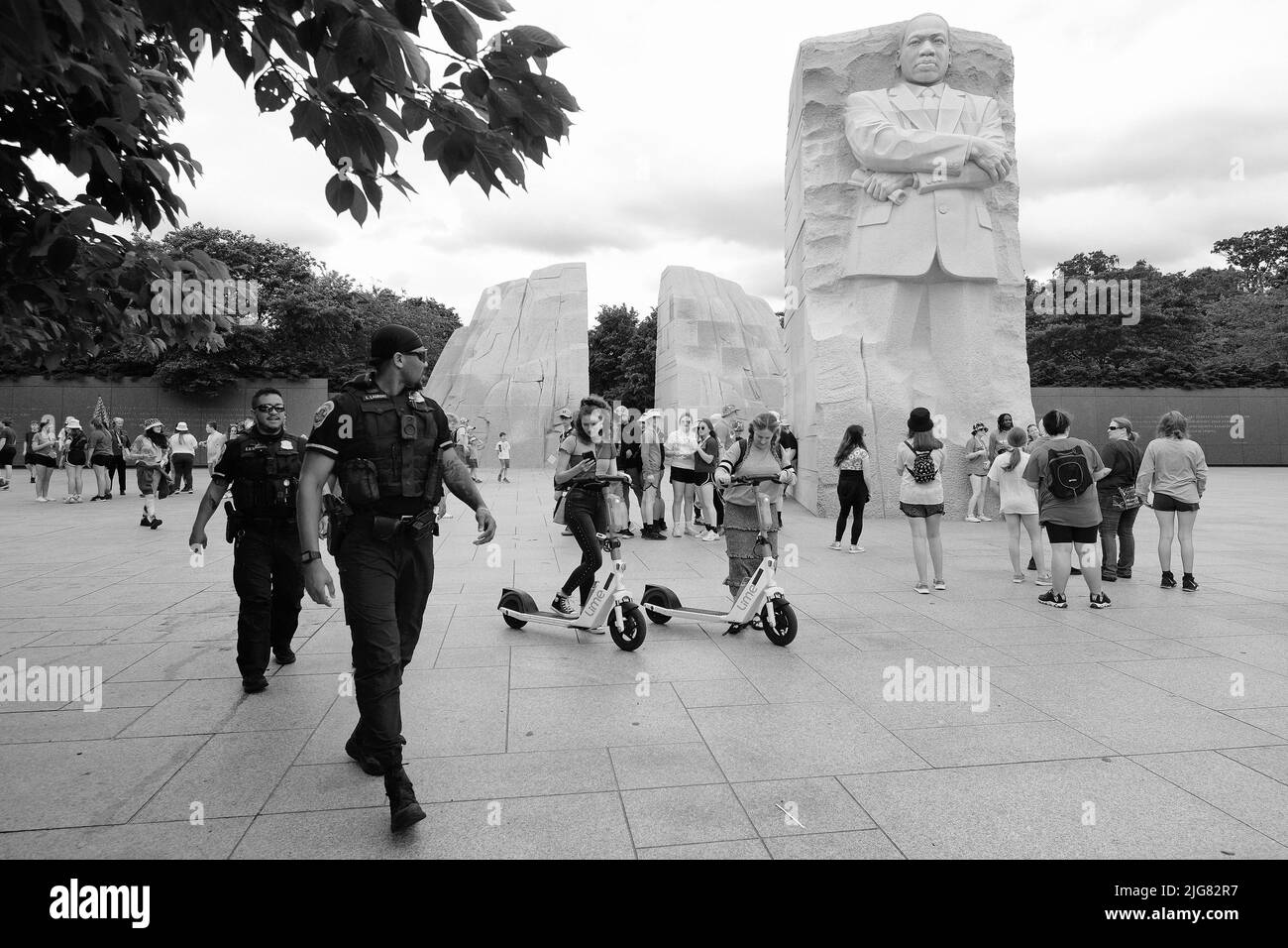 Martin Luther King Memorial sur le National Mall ; Washington, D.C. Banque D'Images