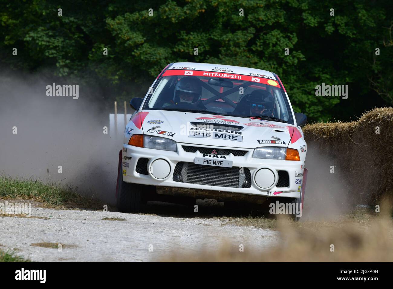 Stephen Chamberlain, Mitsubishi Evo IV, Dawn of Modern Rally, Forest Rally Stage, Goodwood Festival of Speed, les innovateurs - chefs d'œuvre de Motor Banque D'Images