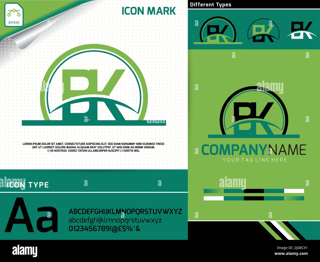 Lettre bk logo Premium Vector Illustration de Vecteur