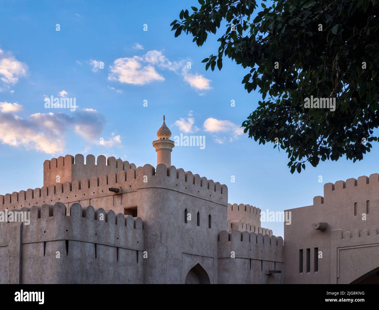 Fort Nizwa, Oman Banque D'Images