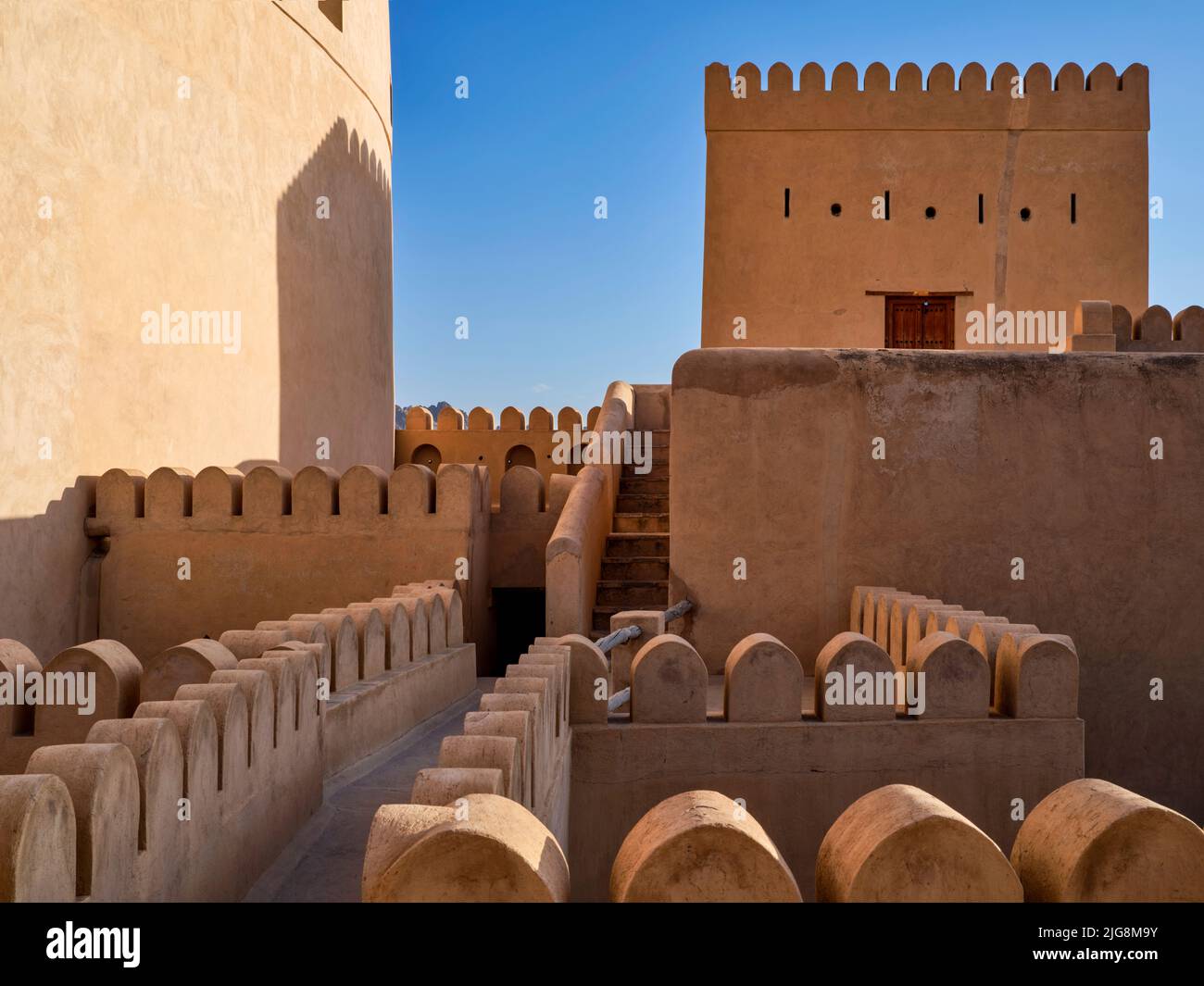 Fort Nizwa, Oman Banque D'Images