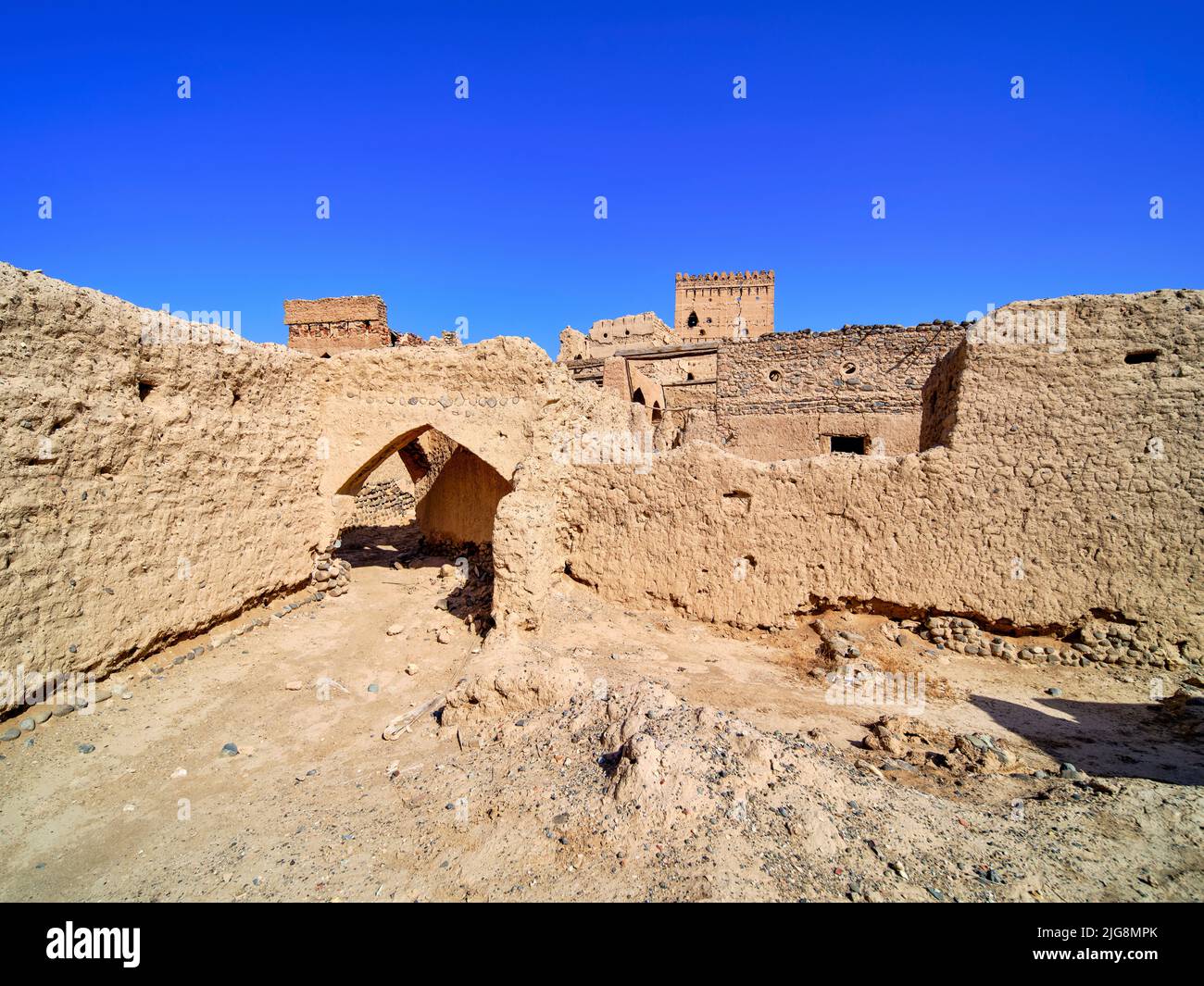 Ville historique de Sinaw, Oman. Banque D'Images