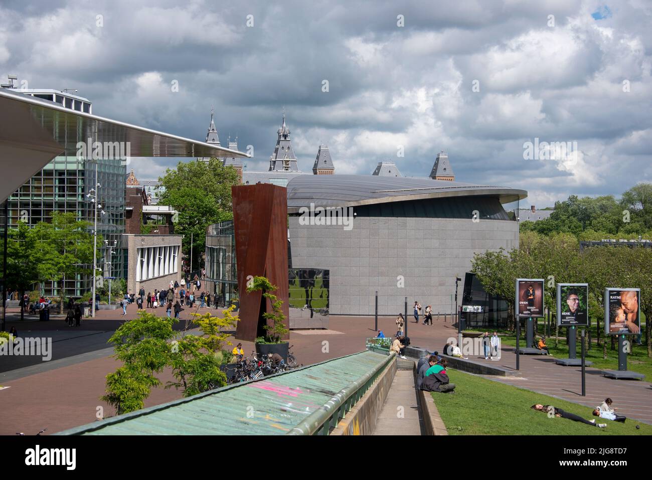 Musée Van Gogh, Museumplein, Amsterdam, pays-Bas Banque D'Images