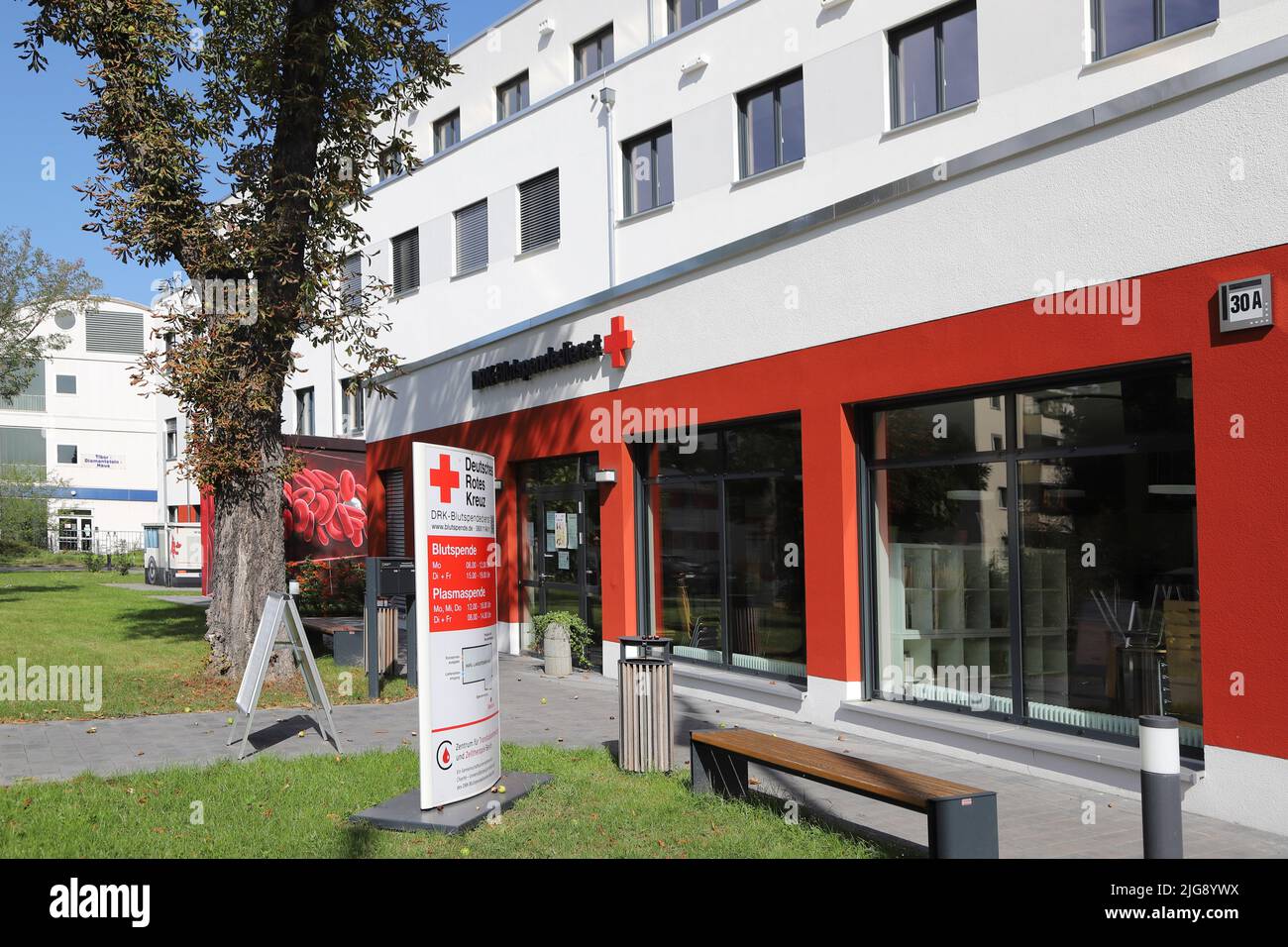 Allemagne, Berlin Steglitz, GRC centre de don de sang Banque D'Images
