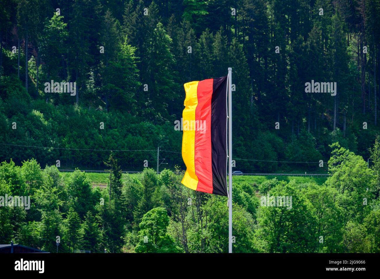 Allemagne, drapeau national Banque D'Images