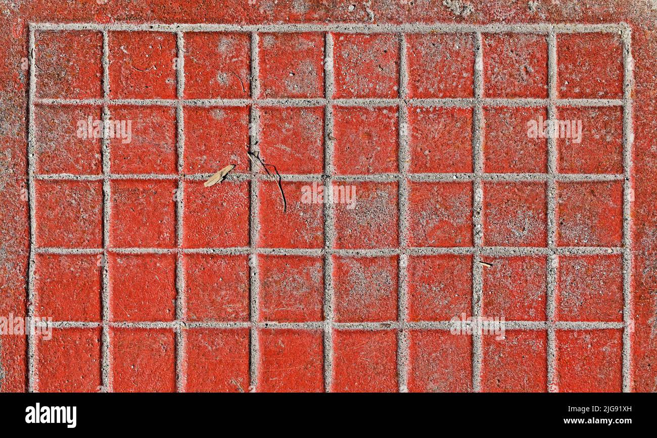 Arrière-plan de texture de surface métallique rouge Banque D'Images
