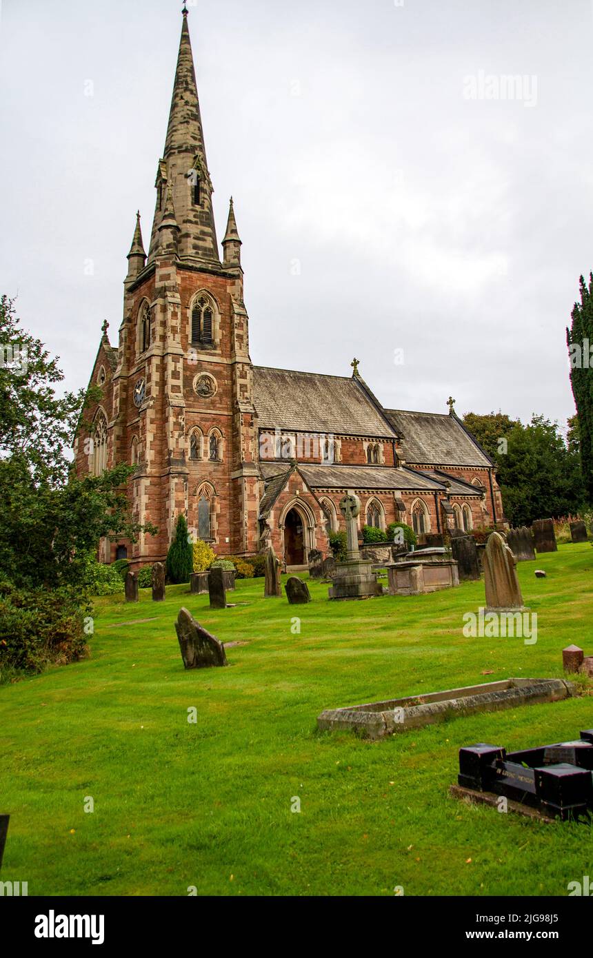 Église Saint-Jean Keele Staffordshire Banque D'Images