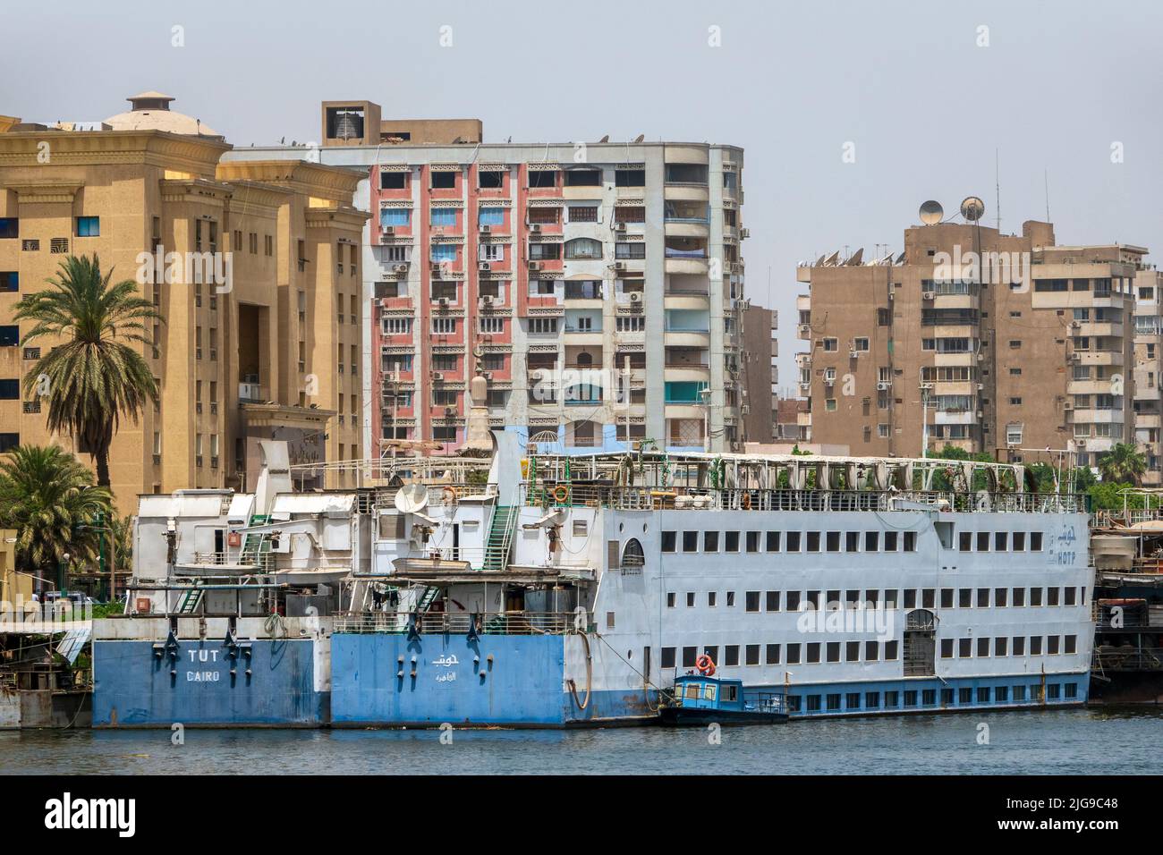 Croiseurs du Nil en Égypte Banque D'Images