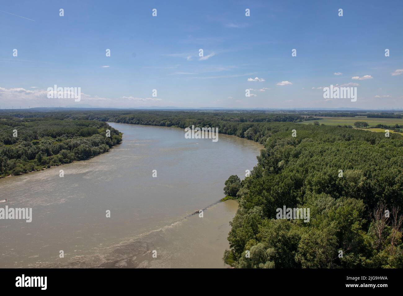 Le Plus Long Fleuve D Europe Le Danube est le deuxième plus long fleuve d'Europe, après la Volga en  Russie Photo Stock - Alamy