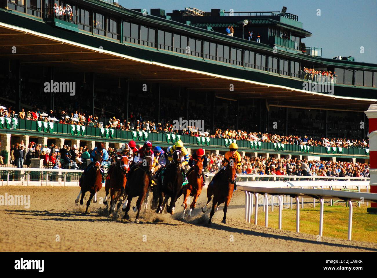 Lexington, circuit de course Keeneland Banque D'Images