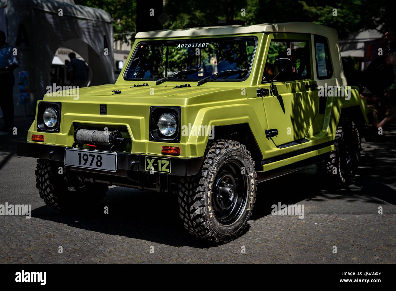BERLIN - 18 JUIN 2022 : SUV compact Gurgel Xavante X-12. Classic Days Berlin. Banque D'Images