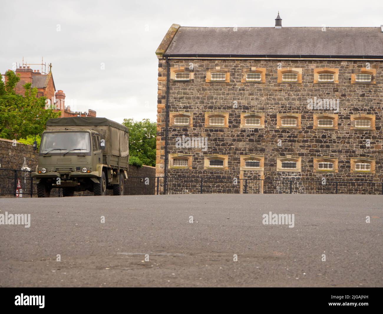 Expérience en prison sur Crumlin Road Banque D'Images