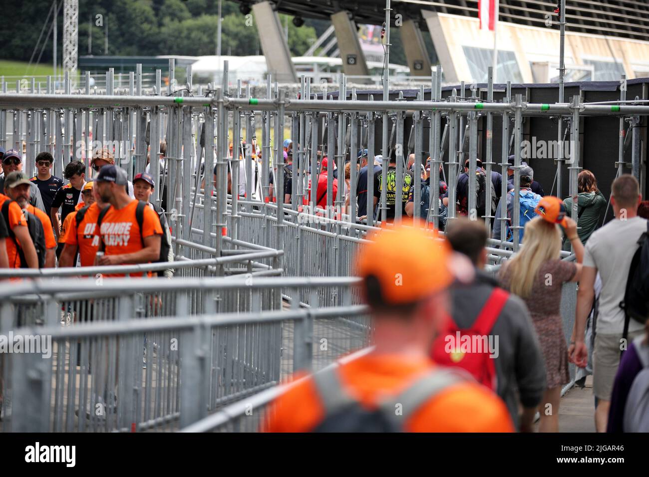 Spielberg, Autriche. 9th juillet 2022. Atmosphère du circuit - ventilateurs. Grand Prix d'Autriche, samedi 9th juillet 2022. Spielberg, Autriche. Crédit : James Moy/Alay Live News Banque D'Images