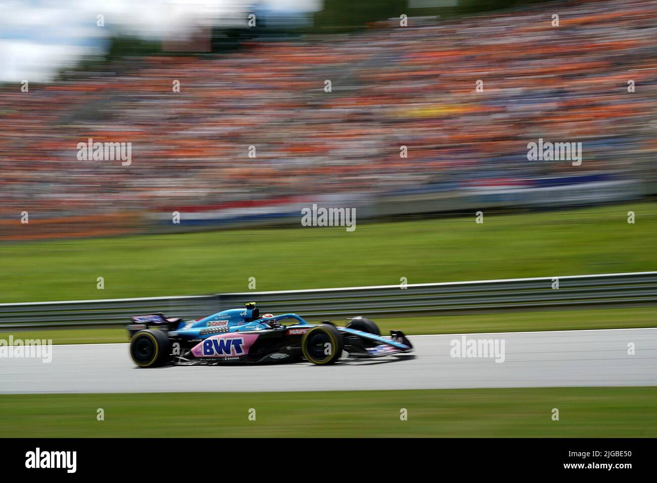 9 juillet 2022, Red Bull Ring, Spielberg, Formule 1 BWT Grand Prix d'Autriche 2022, sur la photo Esteban Ocon (FRA), Alpine F1 Team Banque D'Images