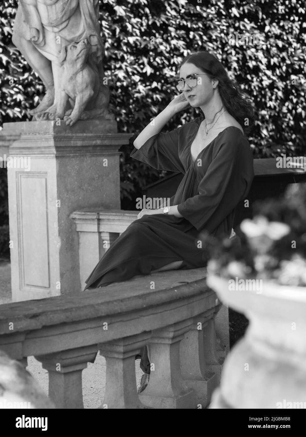 Robes stylées en été et au printemps Banque D'Images