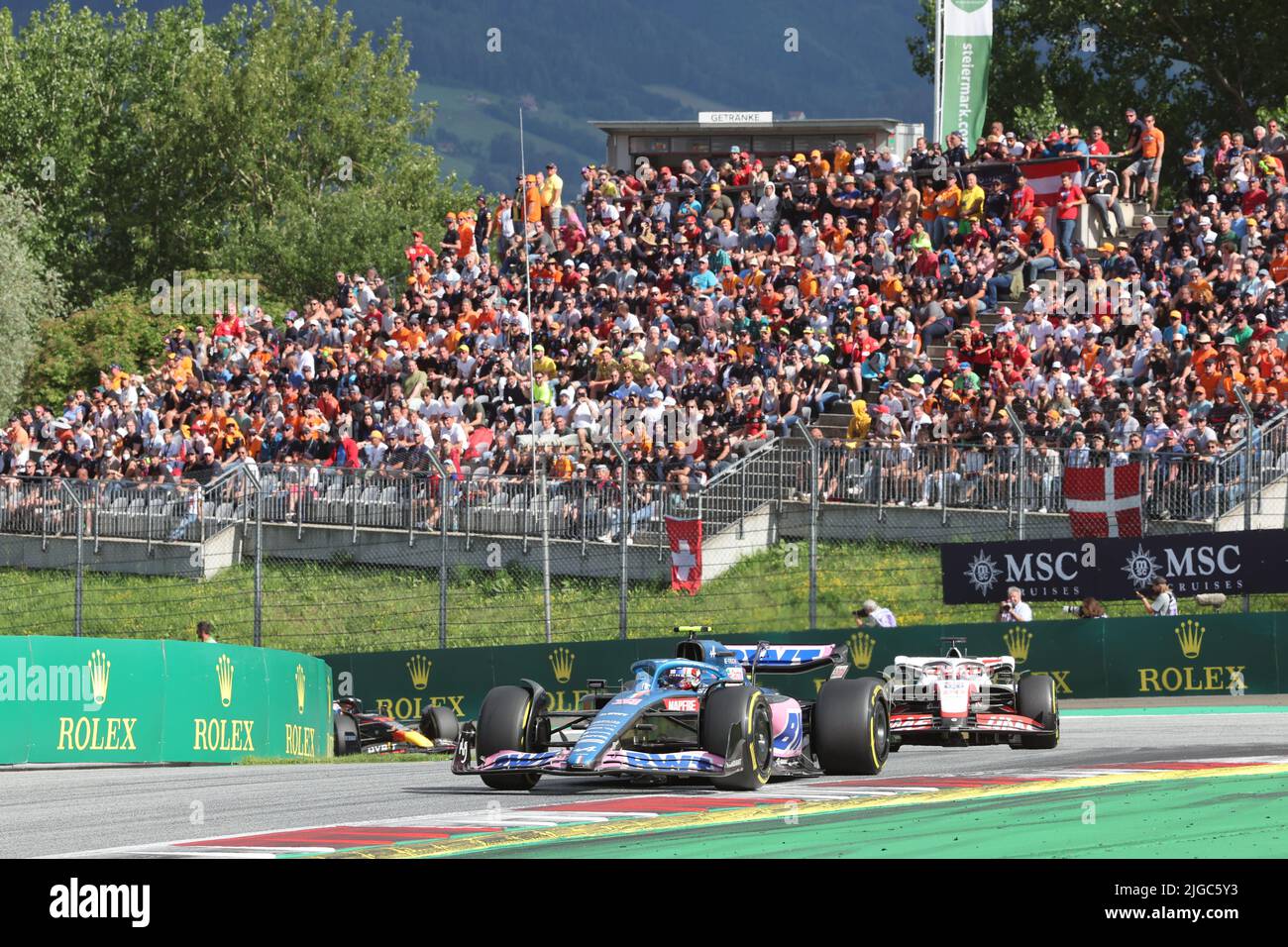 Esteban Ocon(FRA) Alpine A522 Banque D'Images
