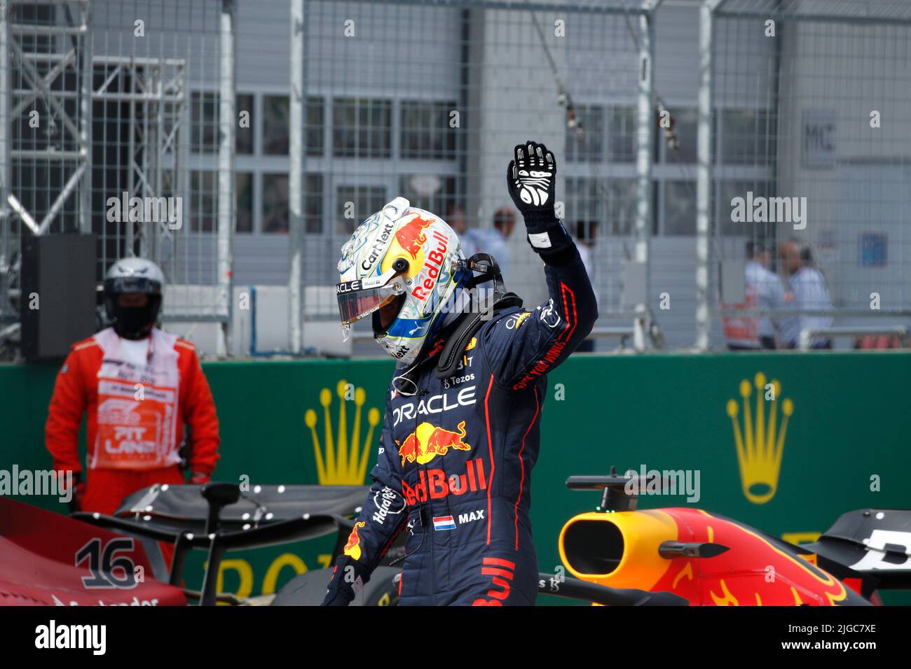 Max Verstappen a remporté la course de sprint de la Formule 1 GP autrichienne à Spielberg par Knittenfeld Red Bull A1 Ring sur 09 juillet 2022 Banque D'Images