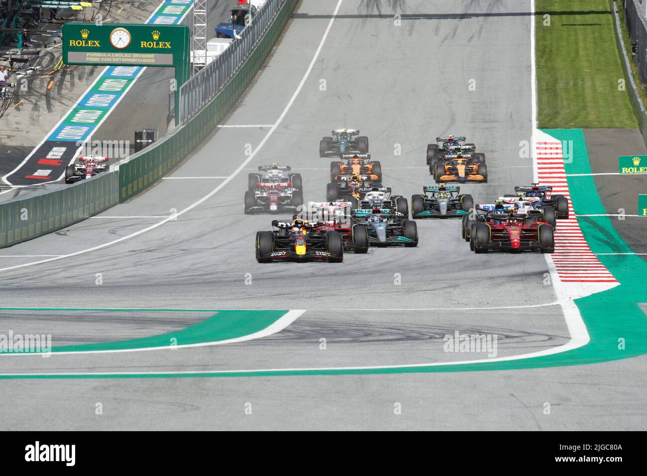La course de sprint de la GP autrichienne Formule 1 à Spielberg par Knittenfeld Red Bull A1 Ring sur 09 juillet 2022 Banque D'Images
