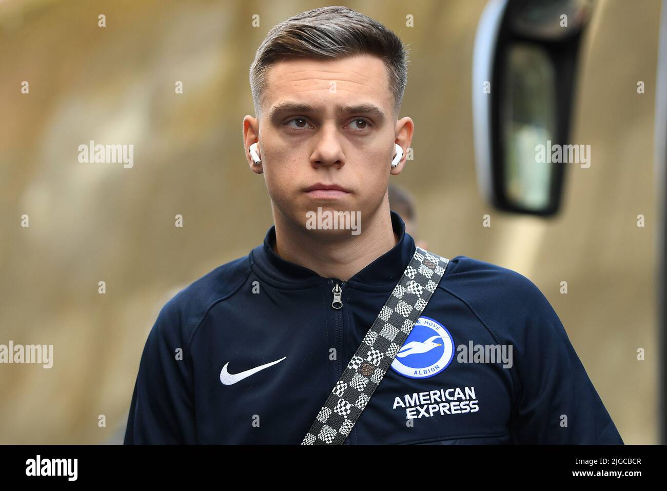 Leandro Trossard de Brighton & Hove Albion - Brighton & Hove Albion v Aston Villa, Premier League, Amex Stadium, Brighton, Royaume-Uni - 26th février 2022 usage éditorial exclusif - restrictions DataCo applicables Banque D'Images