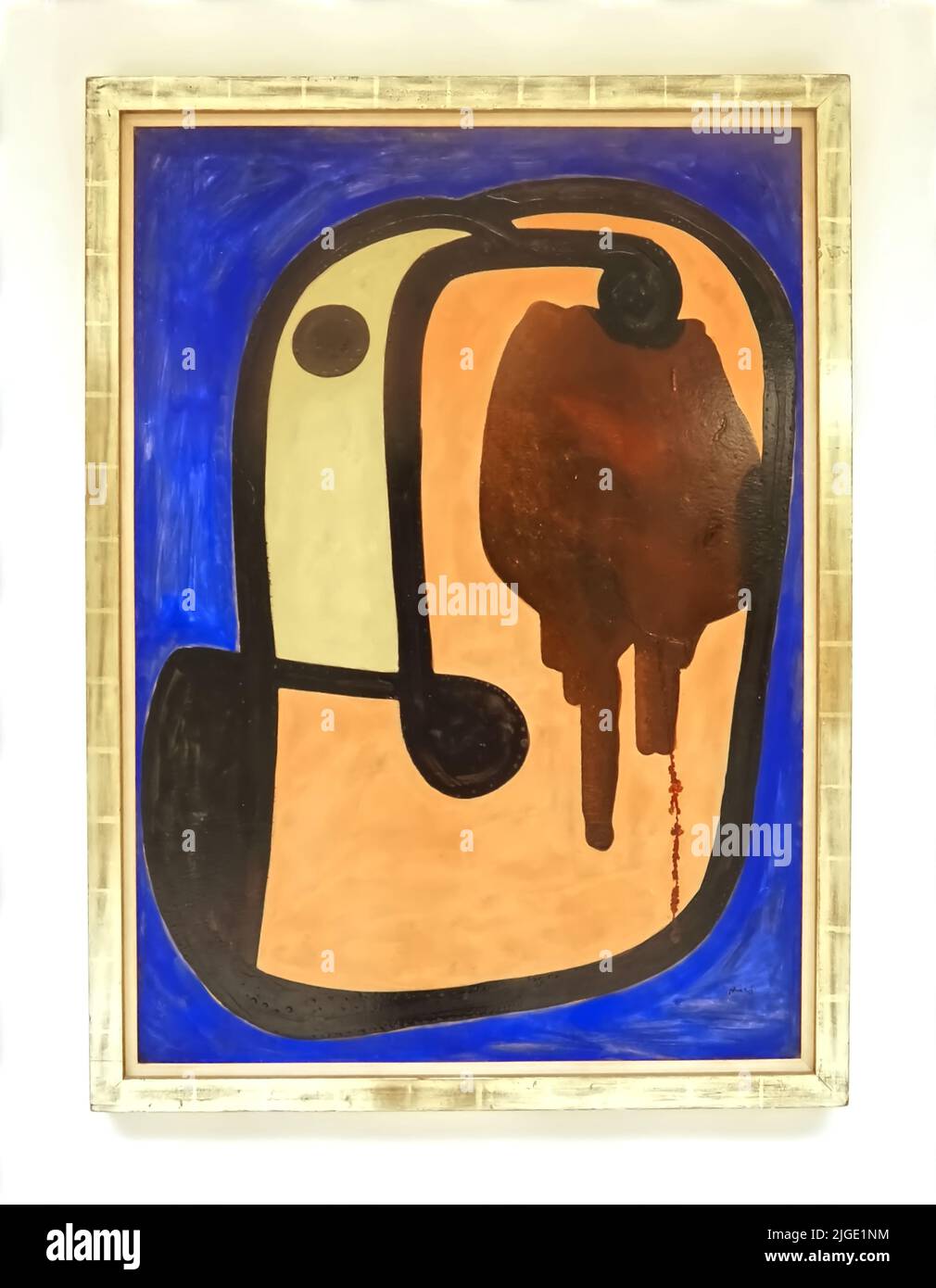 Intérieur du musée Serralves à Porto - exposition Joan Miro Banque D'Images