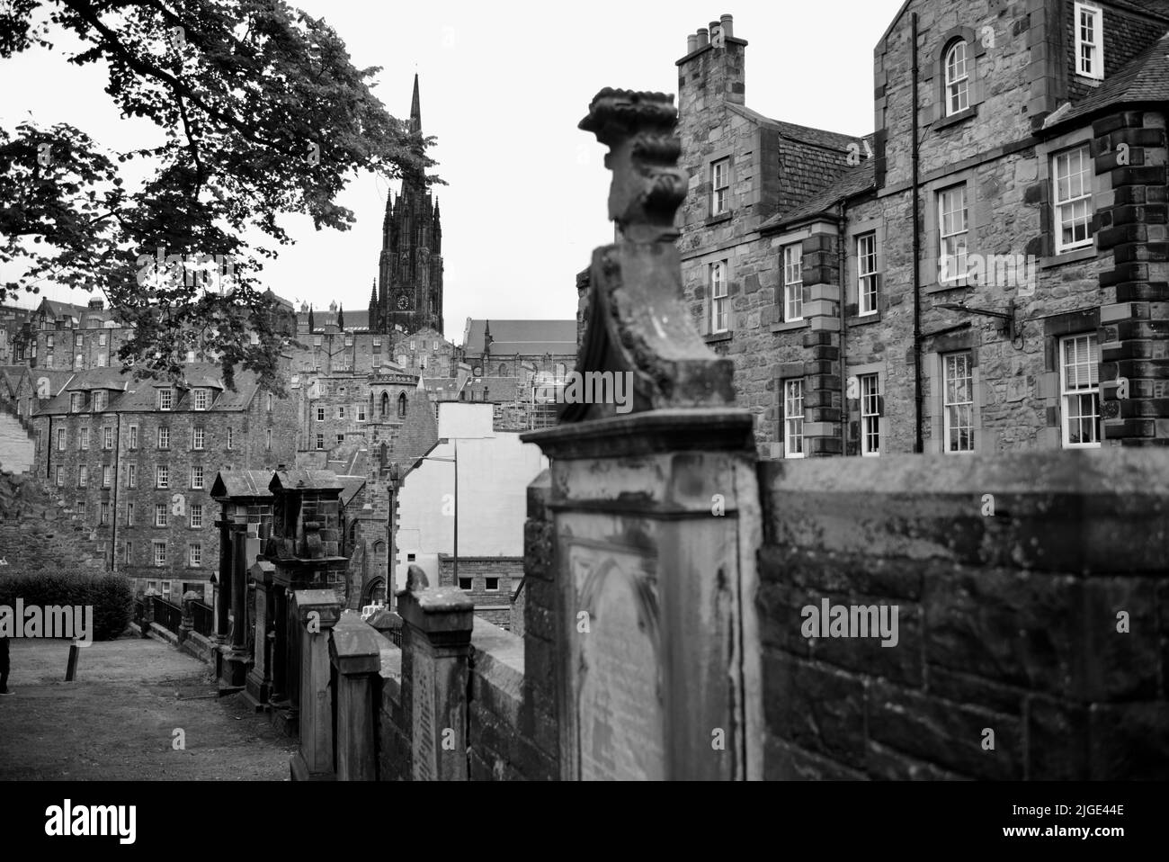 Greyfriars Kirkyard, Édimbourg Banque D'Images