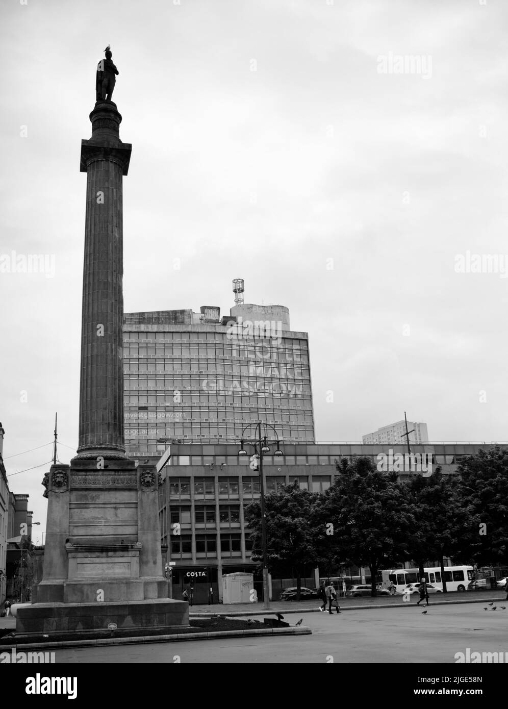 George Square, Glasgow Banque D'Images