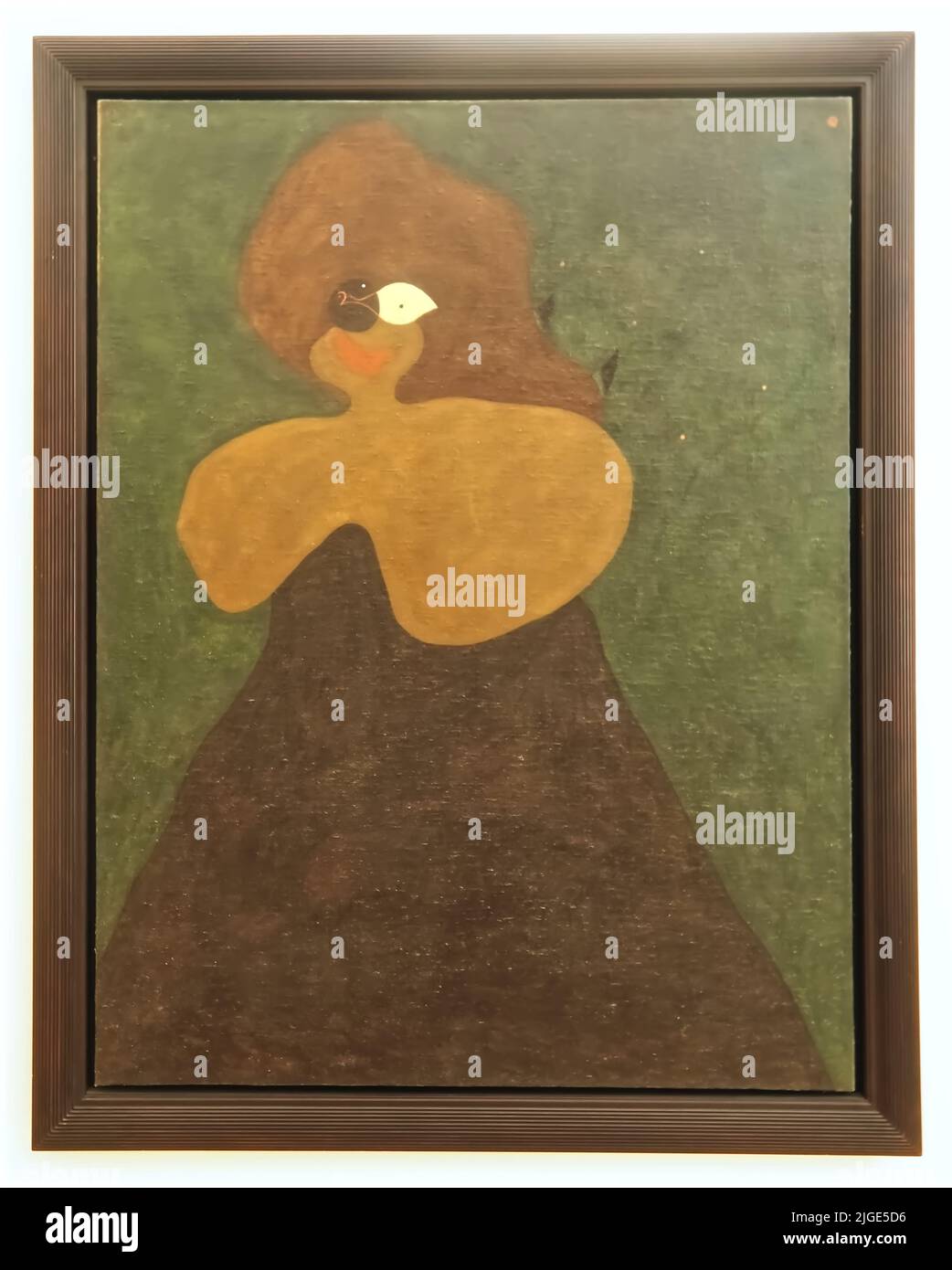 Intérieur du musée Serralves à Porto - exposition Joan Miro Banque D'Images