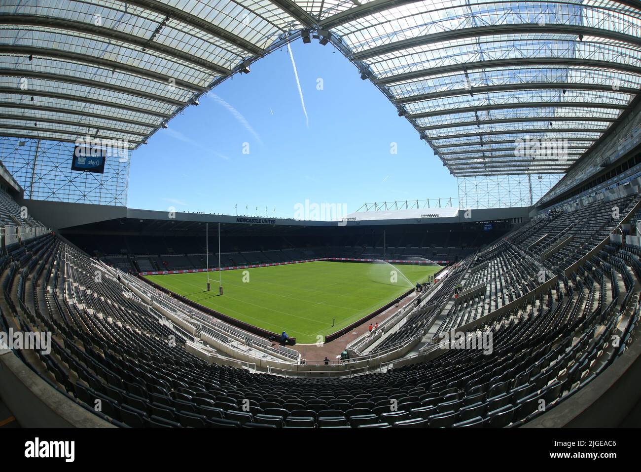 St James Park, Newcastle, Newcastle upon Tyne, Royaume-Uni. 10th juillet 2022. Betfred Super League - week-end magique Huddersfield Giants vs Salford Red Devils vue générale du stade avant le jour 2 de la Super League de Betfred - week-end magique crédit: Touchlinepics/Alamy Live News Banque D'Images