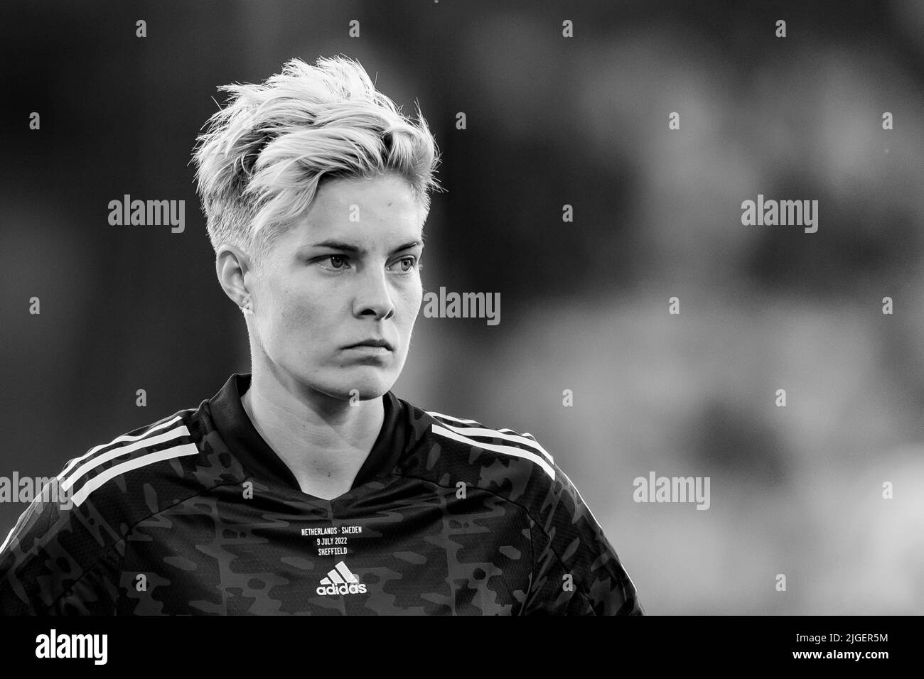 Lina Hurtig (femmes de Suède) lors du match des femmes de l'UEFA Euro Angleterre 2022 entre les pays-Bas 0-0 Suède au stade de Bramall Lane sur 9 juillet 2022 à Sheffield, Angleterre. Credit: Maurizio Borsari/AFLO/Alay Live News Banque D'Images