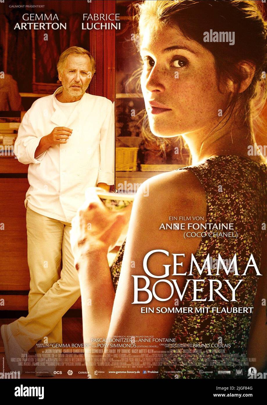 FABRICE LUCHINI, GEMMA ARTERTON GEMMA BOVERY, Affiche, 2014 Banque D'Images