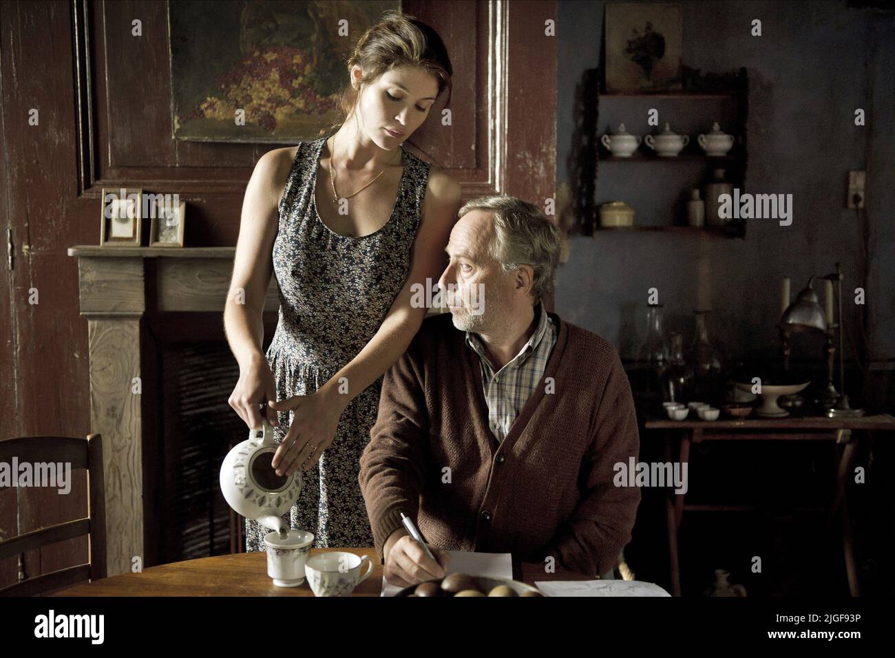 GEMMA ARTERTON, FABRICE LUCHINI, GEMMA BOVERY, 2014 Banque D'Images